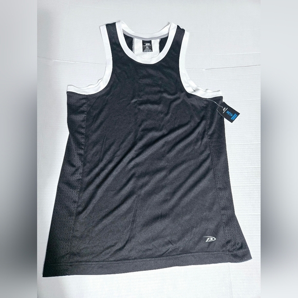 Mens Pro Player Mesh Tank Black With White NWT Men Medium - Picture 1 of 5